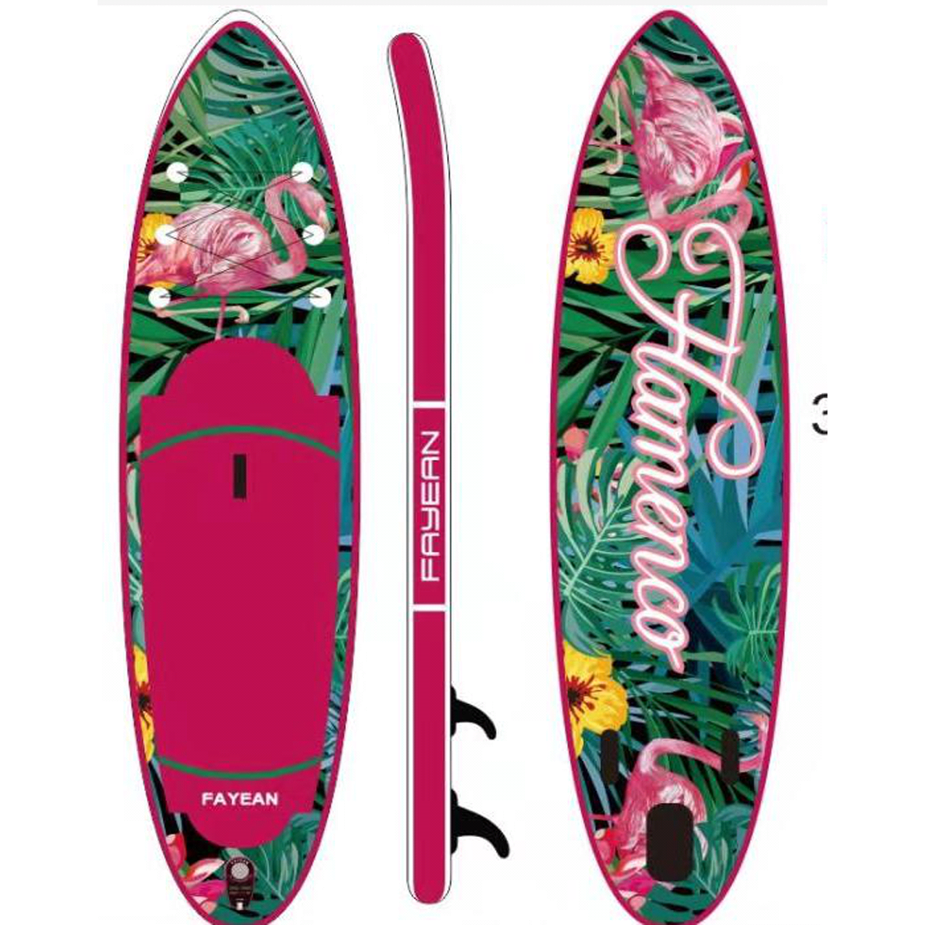 Paddleboard - Fayean Flamenco - 10.6 x 32 x 6 - Pre-order available mid-July - AOC Nautique - Kayak paddleboard