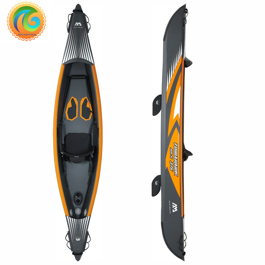 Purchase and sale of Kayak AQUA MARINA TOMAHAWK HIGH PRESSURE KAYAK # Air-K375- 1 PERSON - AOC Nautique - Kayak paddleboard